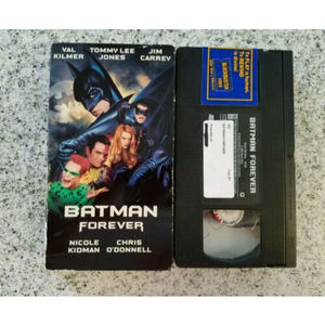 Batman Forever Nicole Kidman Chris O'Donnell Action VHS Video Tape Family Movie